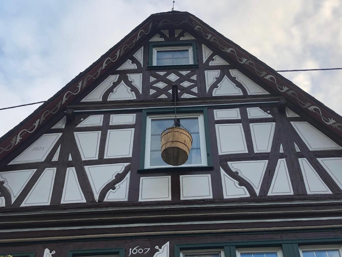 Schoene Ferienwohnung Gewoelbekeller Fachwerkhaus Бахарах Екстериор снимка